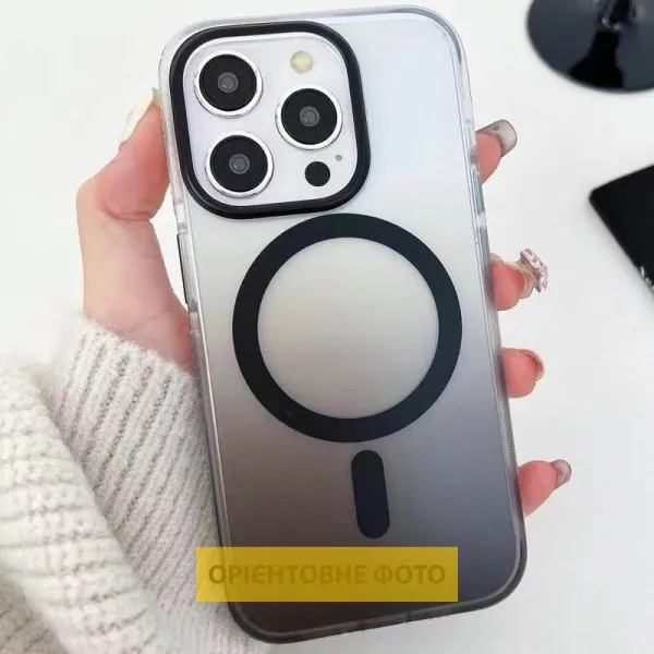 Чохол TPU+PC Phantom with Magnetic Fit для Apple iPhone 16e / 17e (6.1") — Чорний — фото 2