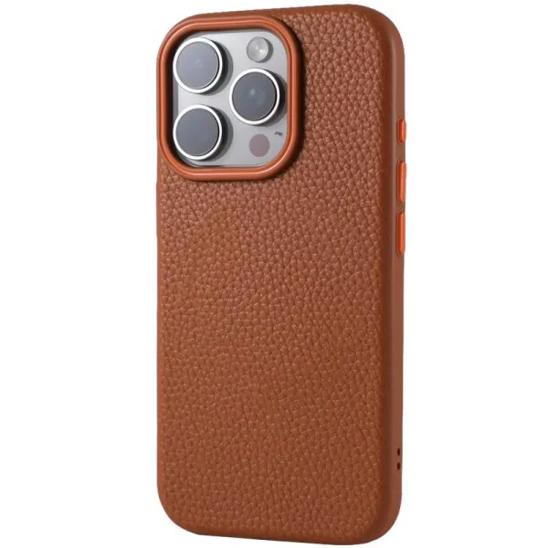 Чохол Syndee with Magnetic Fit для Apple iPhone 16e / 17e (6.1") — Гірчичний — фото 1