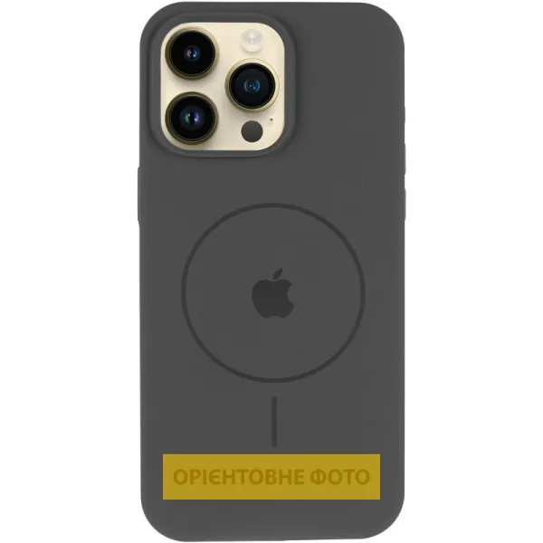 Чехол Silicone Case Full Protective (AA) V2 with MagSafe для Apple iPhone 16e / 17e (6.1") — Серый — фото 1