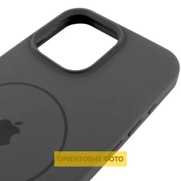Чехол Silicone Case Full Protective (AA) V2 with MagSafe для Apple iPhone 16e / 17e (6.1") — Серый — фото 3