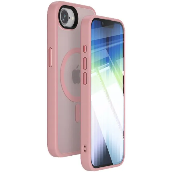Чохол Ummi Colorful with Magnetic Fit для Apple iPhone 16e / 17e (6.1") — Рожевий