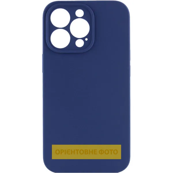 Чохол Silk Full Camera Protective (AA) NO LOGO для Apple iPhone 16e / 17e (6.1") — Синій