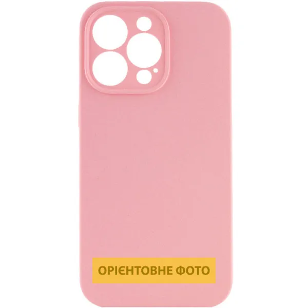 Чохол Silk Full Camera Protective (AA) NO LOGO для Apple iPhone 16e / 17e (6.1") — Рожевий — фото 1