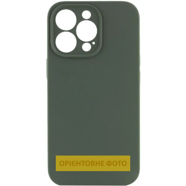 Чохол Silk Full Camera Protective (AA) NO LOGO для Apple iPhone 16e / 17e (6.1") — Зелений