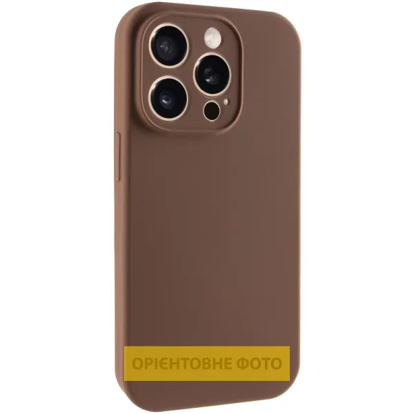 Чохол Silk Full Camera Protective (AA) NO LOGO для Apple iPhone 16e / 17e (6.1") — Коричневий
