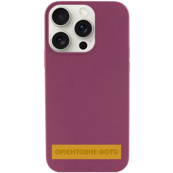Чохол Silk Full Protective (AA) NO LOGO для Apple iPhone 16e / 17e (6.1") — Бордовий