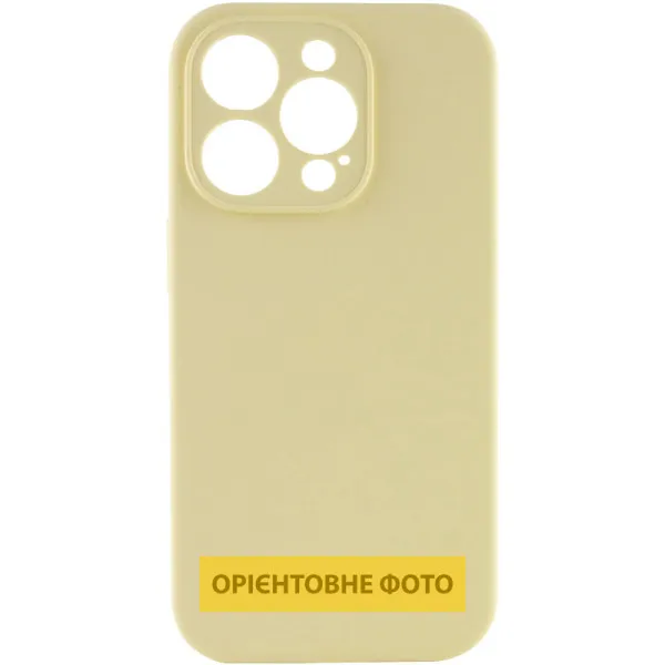 Чехол Silk Full Camera Protective (AA) NO LOGO для Apple iPhone 16e / 17e (6.1") — Желтый Чехол Silk Full Camera Protective (AA) NO LOGO для Apple iPhone 16e / 17e (6.1") — Желтый
