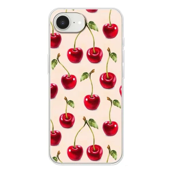 Чехол с принтом «Вишня» для iPhone 16e Чехол с принтом «Вишня» для iPhone 16e