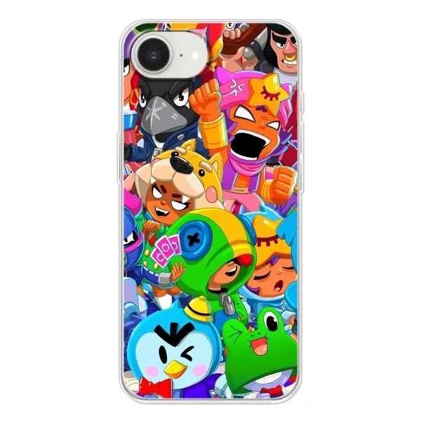 Чохол з принтом «Герої Бравл Старс» для iPhone 16e
