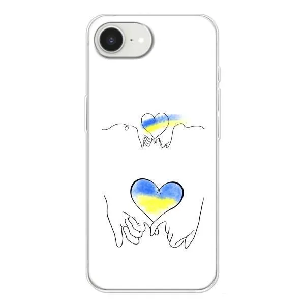 Чехол с принтом «Мир Украине» для iPhone 16e Чехол с принтом «Мир Украине» для iPhone 16e
