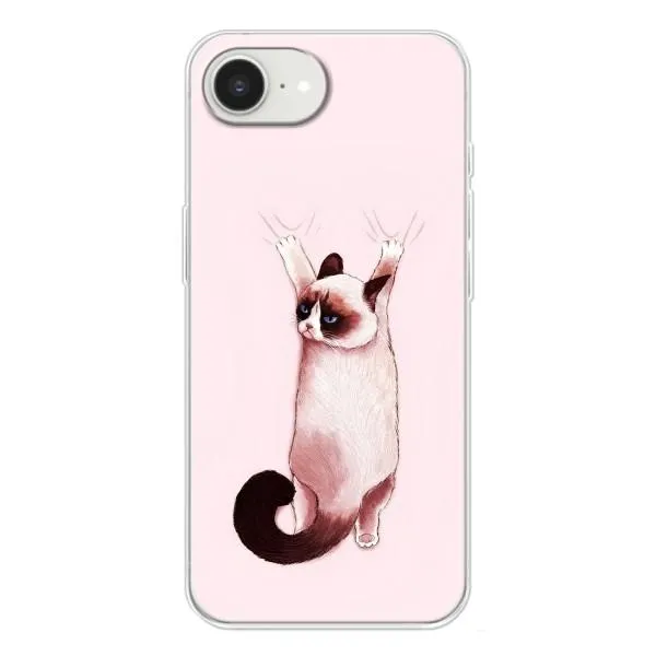 Чехол с принтом «Котик падает» для iPhone 16e