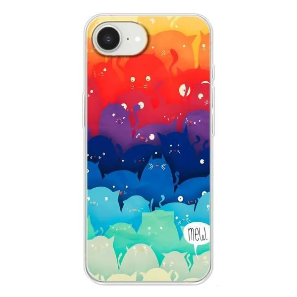 Чехол с принтом «Mew» для iPhone 16e