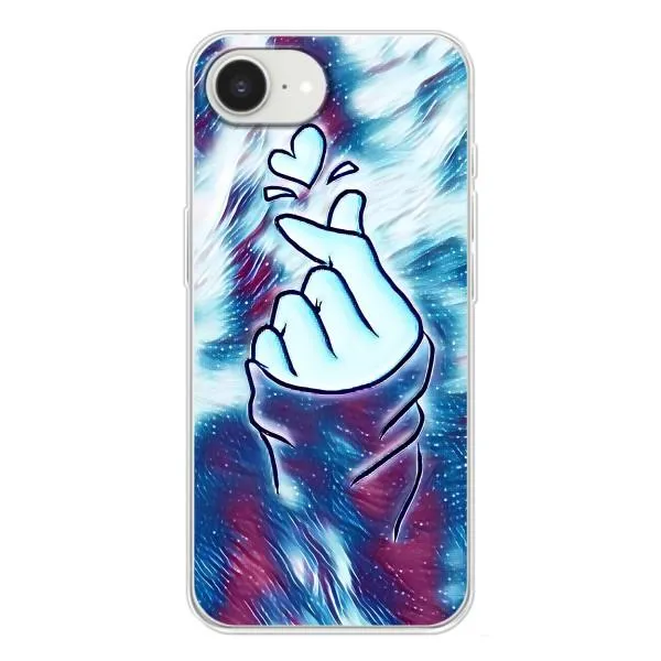 Чехол с принтом «Радужное сердце» для iPhone 16e