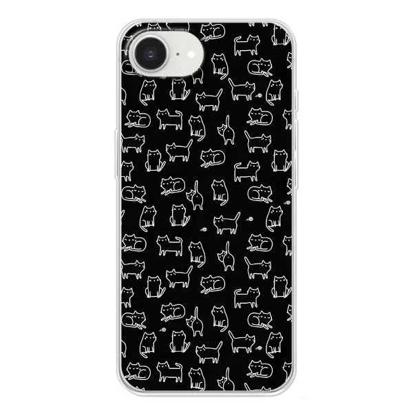 Чехол с принтом «Меленькие котики» для iPhone 16e