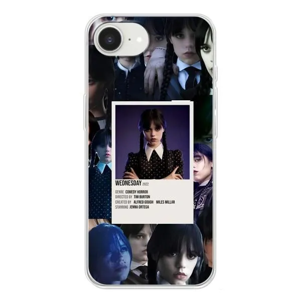 Чехол с принтом «коллаж Уэнздей» для iPhone 16e Чехол с принтом «коллаж Уэнздей» для iPhone 16e