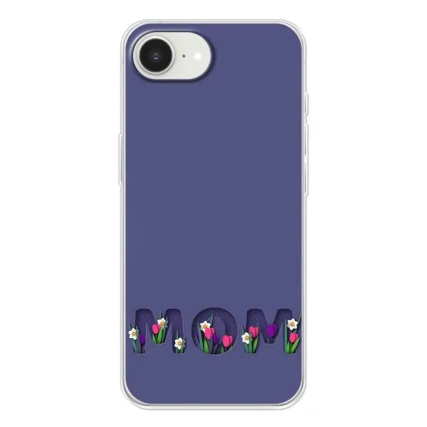 Чехол с принтом «Мама в цветах» для iPhone 16e