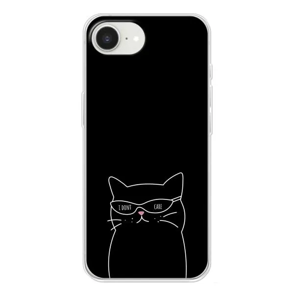 Чехол с принтом «Равнодушный кот» для iPhone 16e