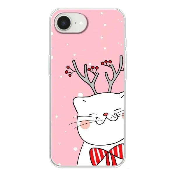 Чехол с принтом «Зимний кот» для iPhone 16e Чехол с принтом «Зимний кот» для iPhone 16e