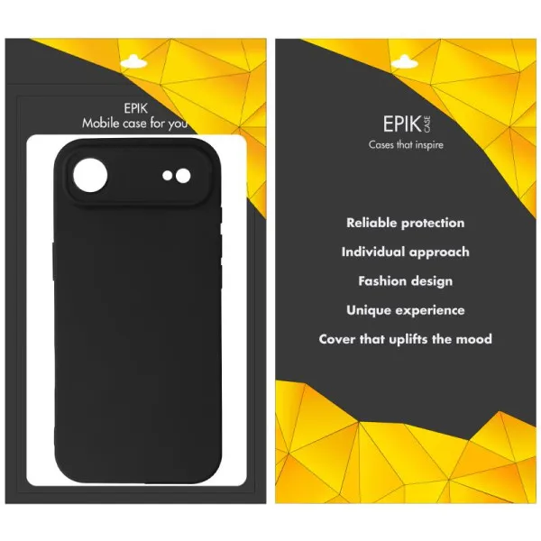 Чохол TPU Epik Black Full Camera для Apple iPhone 17 Air (6.5") — Чорний — фото 2