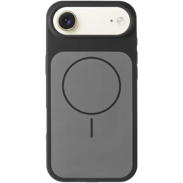 Чехол Silk Duo Color (AA) NO LOGO with Magnetic Fit для Apple iPhone 17 Air (6.5") — Черный — фото 3