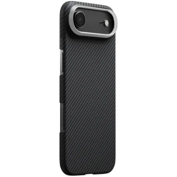 Чехол PC Carbon Protection Slim with Magnetic Fit для Apple iPhone 17 Air (6.5") — Черный — фото 1