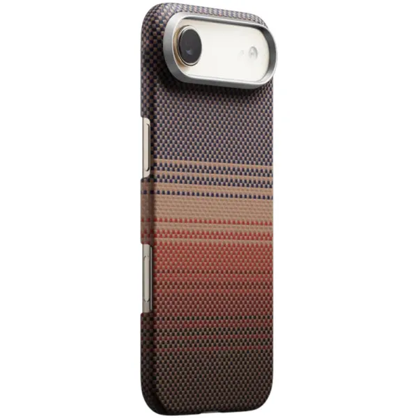 Чехол PC Carbon Protection Slim with Magnetic Fit для Apple iPhone 17 Air (6.5") — Красный — фото 1