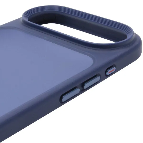 TPU+PC чехол Metal Buttons для Apple iPhone 17 Air (6.5") — Синий — фото 4 TPU+PC чехол Metal Buttons для Apple iPhone 17 Air (6.5") — Синий — фото 4