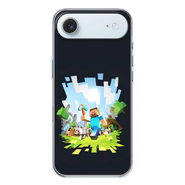 Чехол с принтом «персонажи Minecraft» для iPhone 17 Air Чехол с принтом «персонажи Minecraft» для iPhone 17 Air