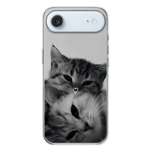 Чохол з принтом «Пара котів» для iPhone 17 Air