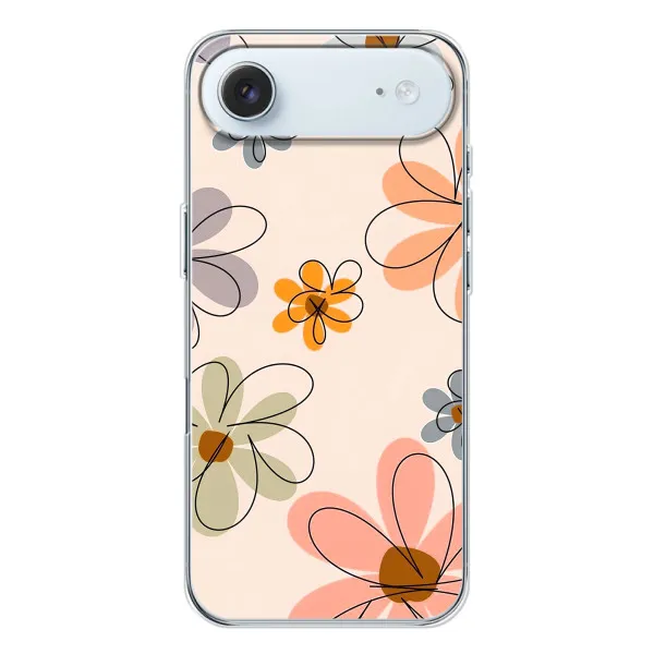 Чехол с принтом «Разноцветные цветы» для iPhone 17 Air