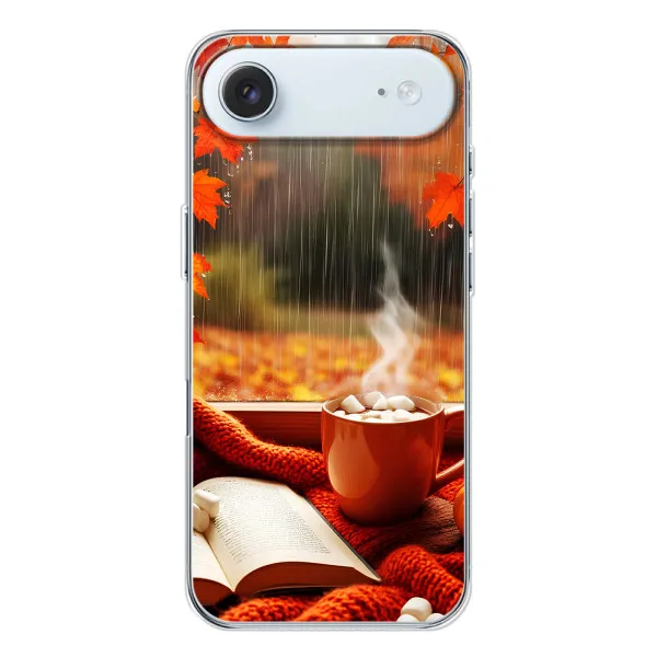 Чехол с принтом «Кофе и дождь» для iPhone 17 Air