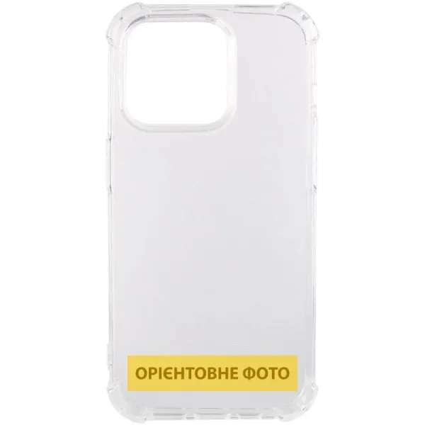 TPU чохол GETMAN Ease logo посилені кути для Apple iPhone 17 Pro Max (6.9") — Прозорий — фото 1 TPU чохол GETMAN Ease logo посилені кути для Apple iPhone 17 Pro Max (6.9") — Прозорий — фото 1