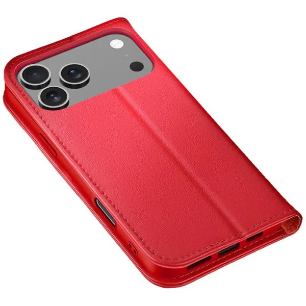 Чохол-книжка Dux Ducis Hivo для Apple iPhone 17 Pro Max (6.9") — Червоний — фото 5 Чохол-книжка Dux Ducis Hivo для Apple iPhone 17 Pro Max (6.9") — Червоний — фото 5