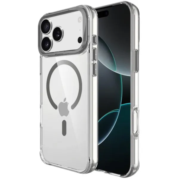Чохол TPU Space Case Apex with Magnetic Fit для Apple iPhone 17 Pro Max (6.9") — Сірий — фото 1