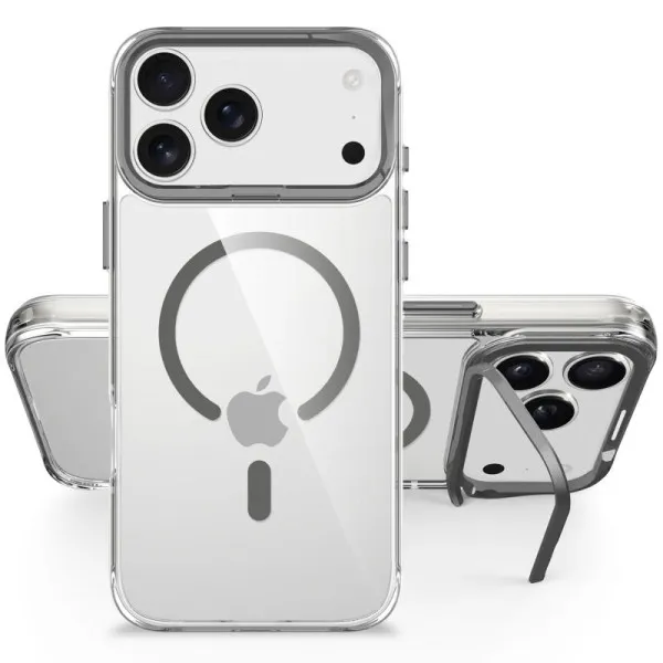 Чохол TPU Space Case Apex with Magnetic Fit для Apple iPhone 17 Pro Max (6.9") — Сірий — фото 3
