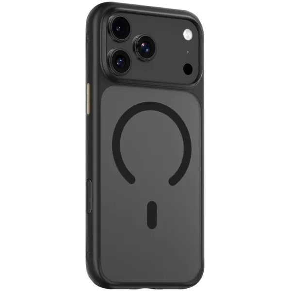 TPU+PC чохол Blueo Skin Friendly Frosted with Magnetic Fit для Apple iPhone 17 Pro Max / 18 Pro Max — Чорний — фото 1