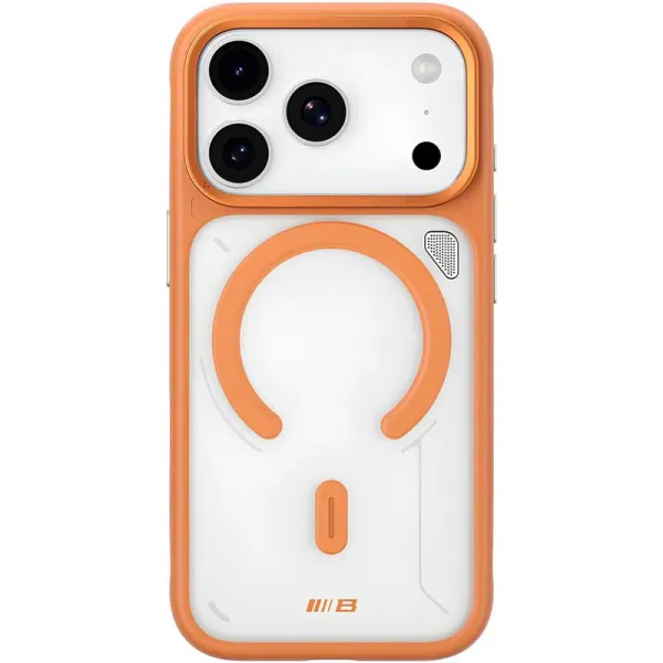 TPU+PC чохол Blueo Frosted Heat Dissip. with MagSafe для Apple iPhone 17 Pro Max / 18 Pro Max (6.9") — Помаранчевий — фото 2