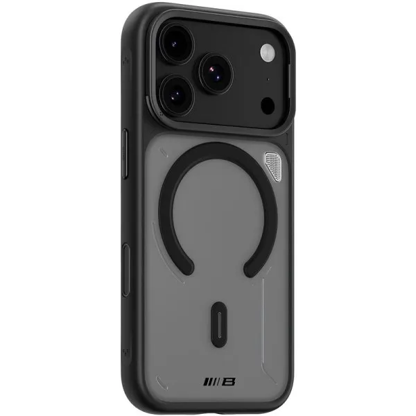 TPU+PC чохол Blueo Frosted Heat Dissip. with MagSafe для Apple iPhone 17 Pro Max / 18 Pro Max (6.9") — Чорний — фото 1