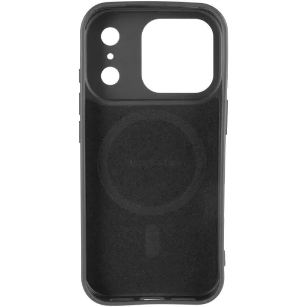 TPU чехол Carbon Protective with Magsafe для Apple iPhone 17 Pro Max (6.9") — Черный — фото 3