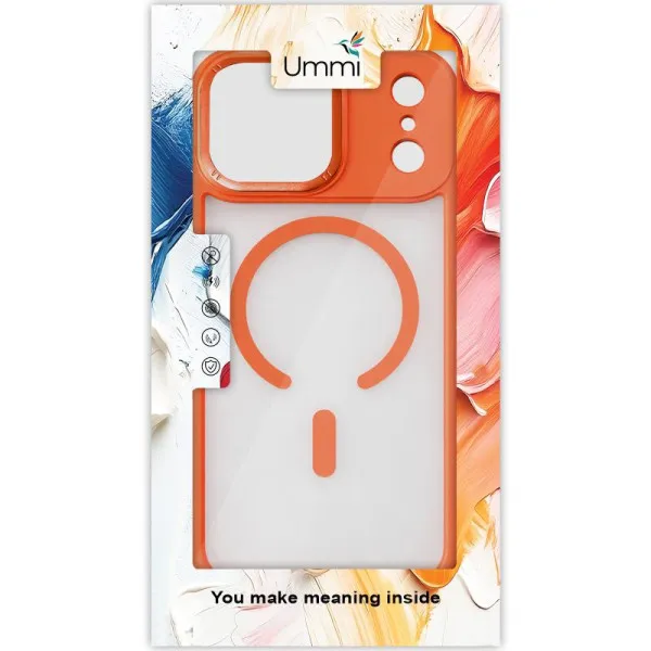 Чехол Ummi Ultimate with Magnetic Fit для Apple iPhone 17 Pro Max (6.9") — Оранжевый — фото 5
