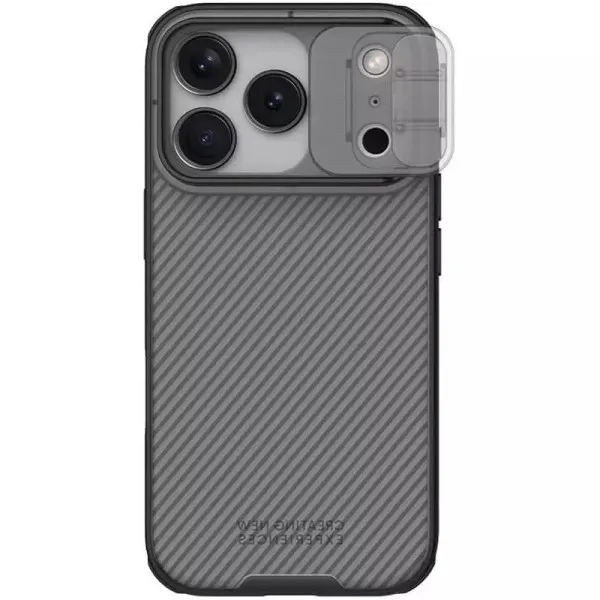 Карбонова накладка Nillkin CamShield Pro для Apple iPhone 17 Pro Max / 18 Pro Max (6.9") — Чорний — фото 2