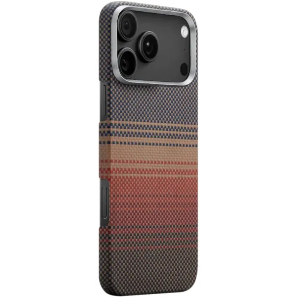Чехол PC Carbon Protection Slim with Magnetic Fit для Apple iPhone 17 Pro Max (6.9") — Красный — фото 1