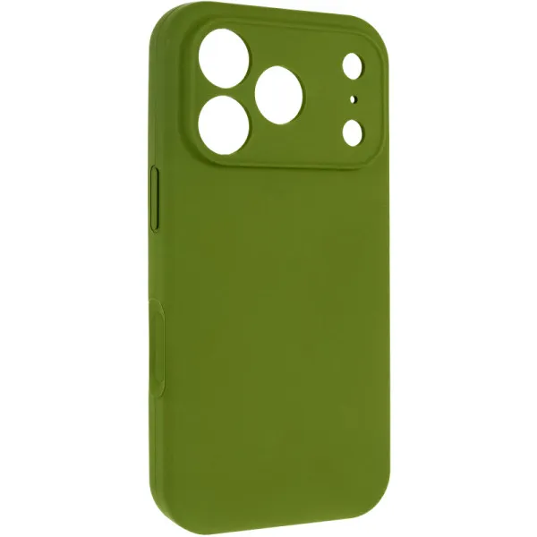 Чохол Silk Full Camera Protective (AA) NO LOGO для Apple iPhone 17 Pro Max (6.9") — Зелений — фото 1 Чохол Silk Full Camera Protective (AA) NO LOGO для Apple iPhone 17 Pro Max (6.9") — Зелений — фото 1