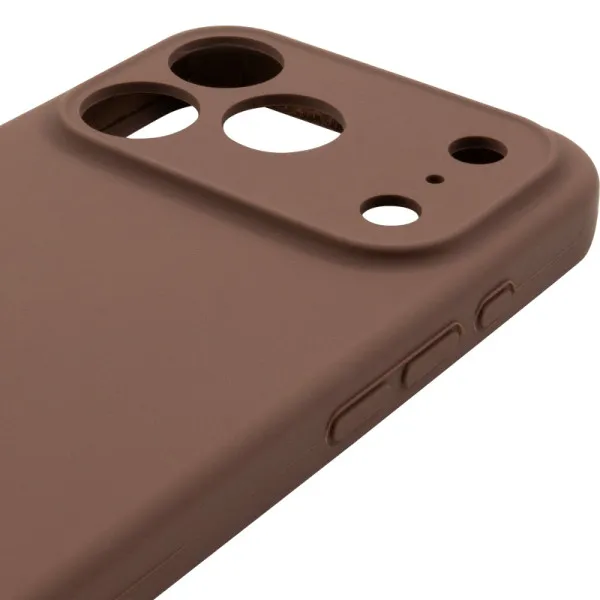 Чохол Silk Full Camera Protective (AA) NO LOGO для Apple iPhone 17 Pro Max (6.9") — Коричневий — фото 4 Чохол Silk Full Camera Protective (AA) NO LOGO для Apple iPhone 17 Pro Max (6.9") — Коричневий — фото 4
