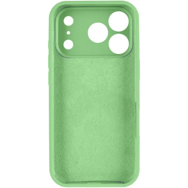 Чехол Silk Full Camera Protective (AA) NO LOGO для Apple iPhone 17 Pro Max (6.9") — Мятный — фото 3