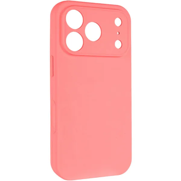 Чохол Silk Full Camera Protective (AA) NO LOGO для Apple iPhone 17 Pro Max (6.9") — Кораловий