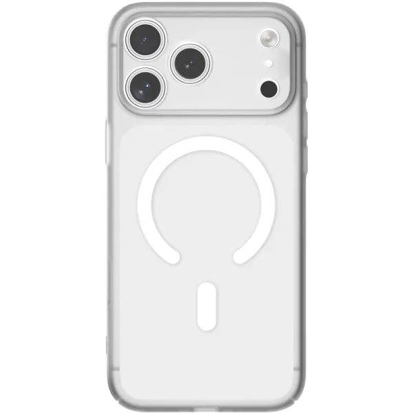 Чехол PC Slim Matte with Magnetic Fit (camera button) для Apple iPhone 17 Pro Max (6.9") — Белый — фото 2