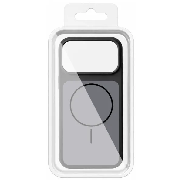 Чехол Silk Duo Color (AA) NO LOGO with Magnetic Fit для Apple iPhone 17 Pro Max (6.9") — Черный — фото 5
