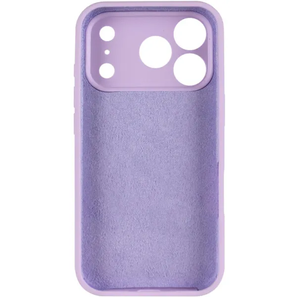 Чохол Silk Full Camera Protective (AA) NO LOGO для Apple iPhone 17 Pro Max (6.9") — Бузковий — фото 3