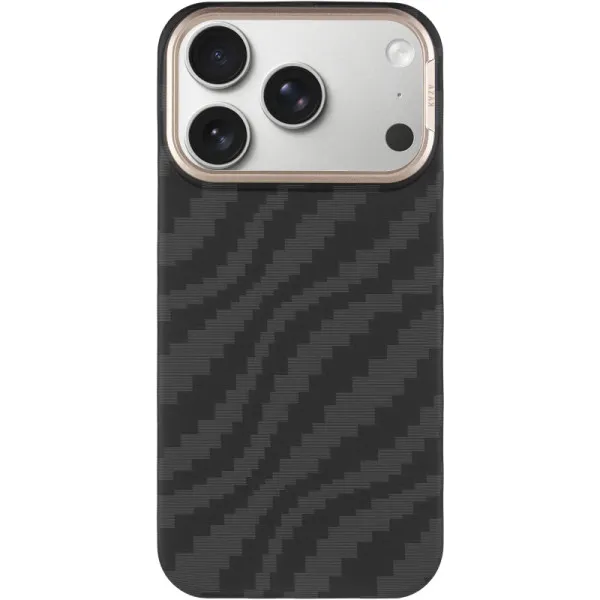 Чохол TPU+PC KVZV Kayla Ultra-thin with Magnetic Fit для Apple iPhone 17 Pro Max / 18 Pro Max (6.9") — Чорний — фото 3